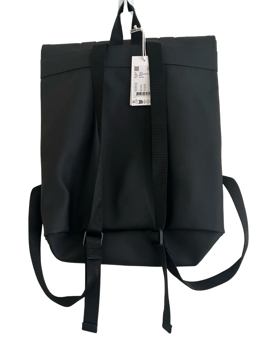 Rains MSN Bag Mini in Black W3 NWT